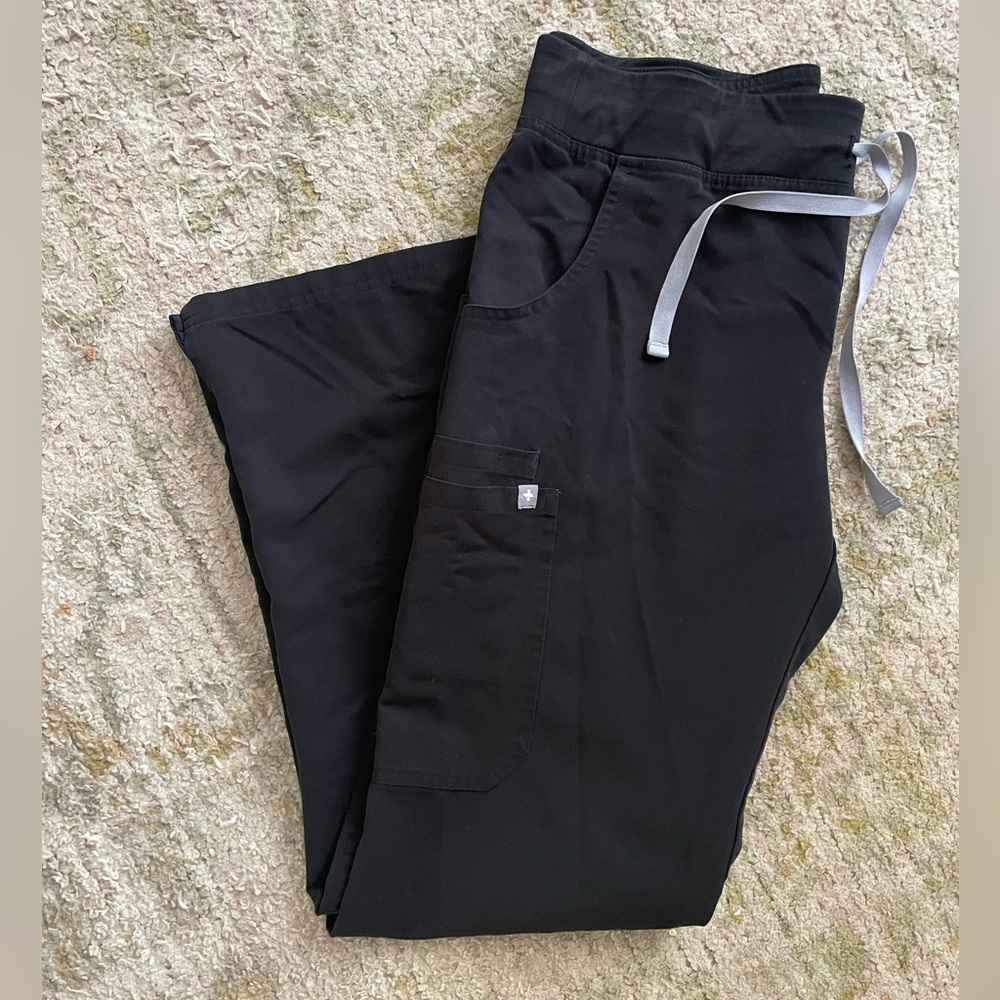 Figs Scrubs Bottoms - Black